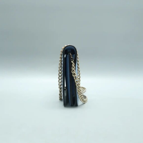 GUCCI Betty Blue Leather Shoulder Bag 516-022525 - Picture 3 of 12